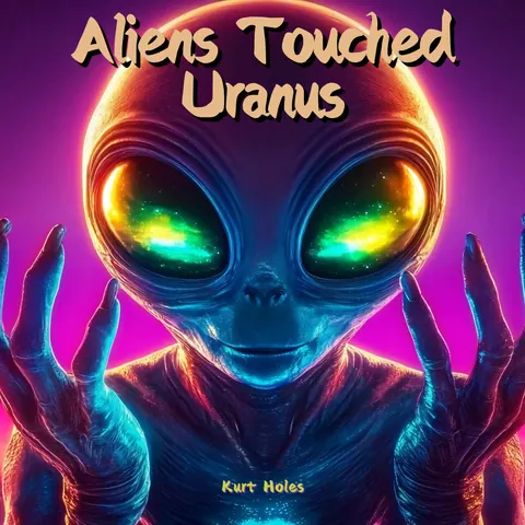 Cover art for Aliens Touched Uranus by Kurt Holes.