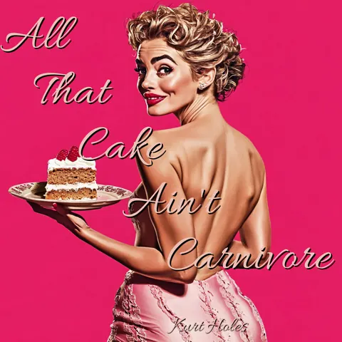 Cover art for All That Cake Ain’t Carnivore by Kurt Holes.