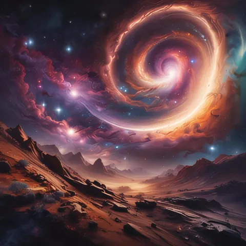 Cover art for Cosmic Abyss by Kurt Holes.