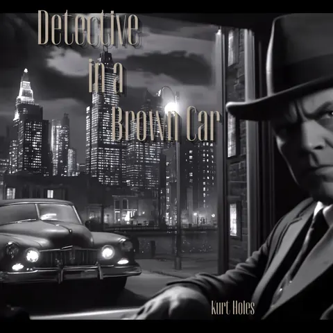 Cover art for Detective in a Brown Car by Kurt Holes.