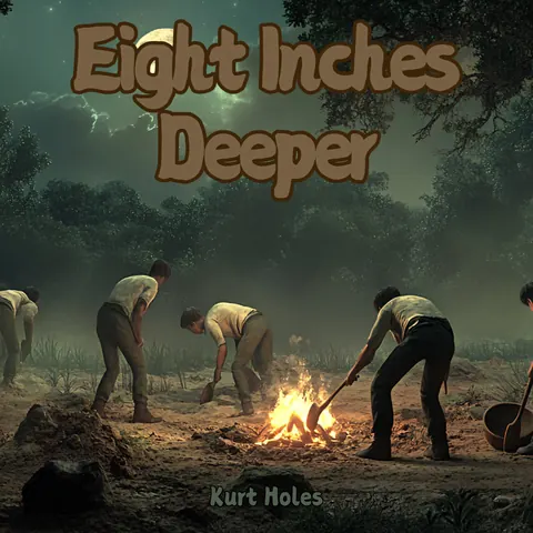 Cover art for Eight Inches Deeper by Kurt Holes.