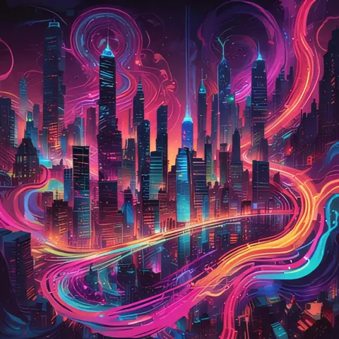 Cover art for Electric Midnight by Kurt Holes.