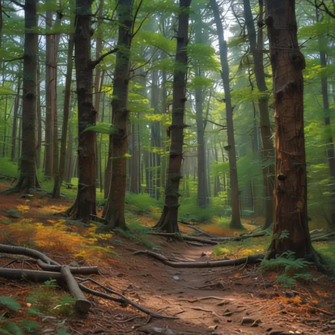 Cover art for Fading Forests, Greener Days by Kurt Holes.