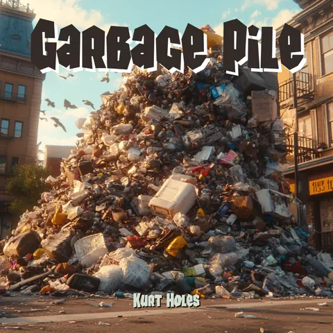 Cover art for Garbage Pile by Kurt Holes.