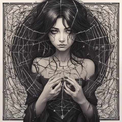 Cover art for In Your Web by Kurt Holes.