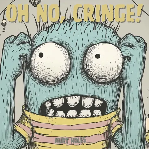 Cover art for Oh No, Cringe! by Kurt Holes.