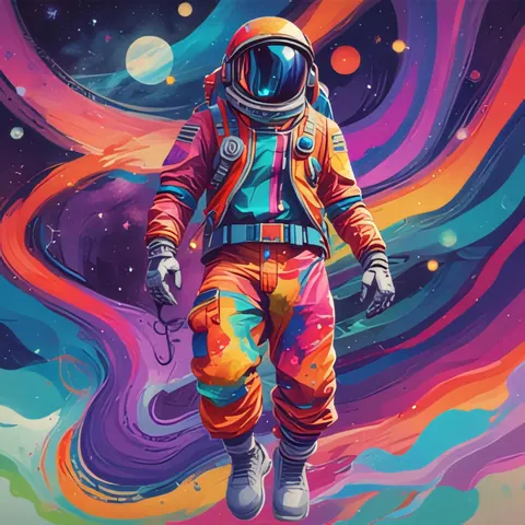 Cover art for Pants in Space by Kurt Holes.
