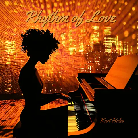 Cover art for Rhythm of Love by Kurt Holes.