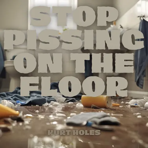 Cover art for Stop Pissing on the Floor by Kurt Holes.