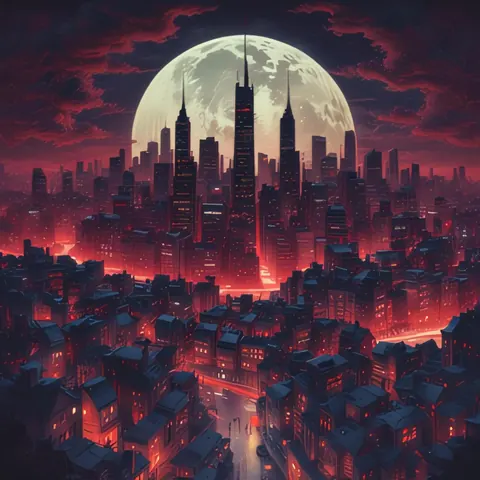 Cover art for Vampire Night by Kurt Holes.