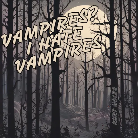 Cover art for Vampires? I Hate Vampires by Kurt Holes.