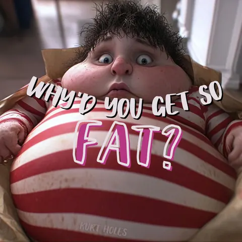 Cover art for Why'd You Get So Fat? by Kurt Holes.