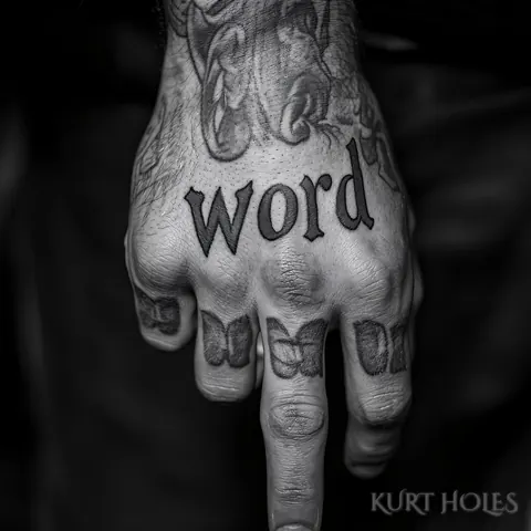 Cover art for word by Kurt Holes.