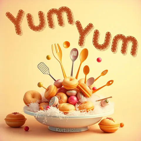 Cover art for Yum Yum by Kurt Holes.